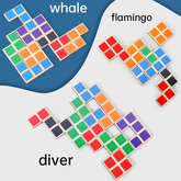 Wooden tertis- random Design